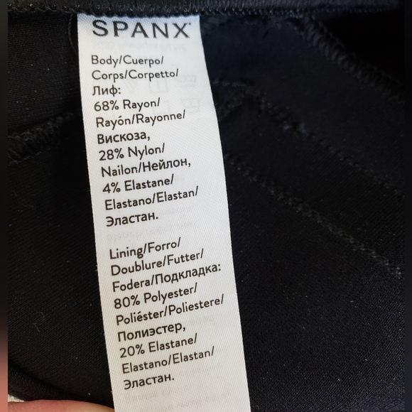 Spanx The Perfect Pant Slim Straight Ankle Backseam in black size Medium - Picture 15 of 16
